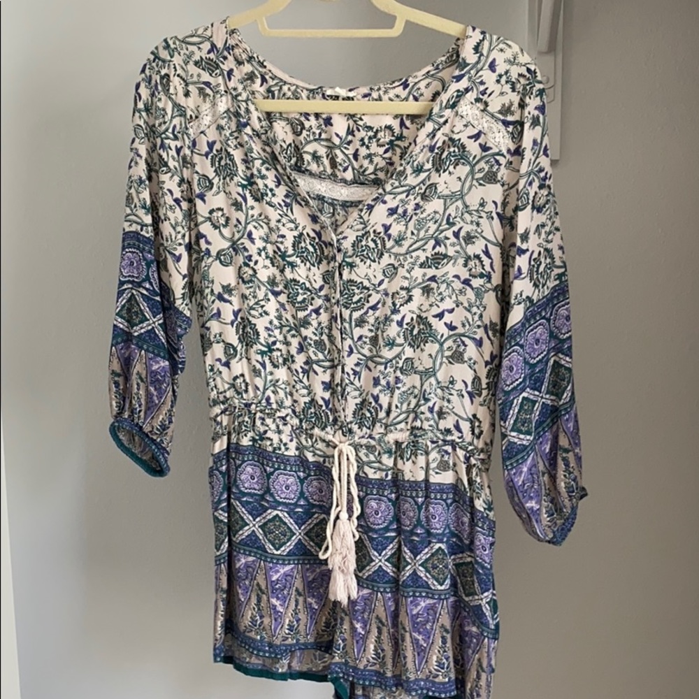 Vintage pattern romper